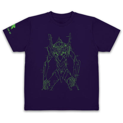 EVANGELION 初號機 DEEP PURPLE L碼 速幹T恤