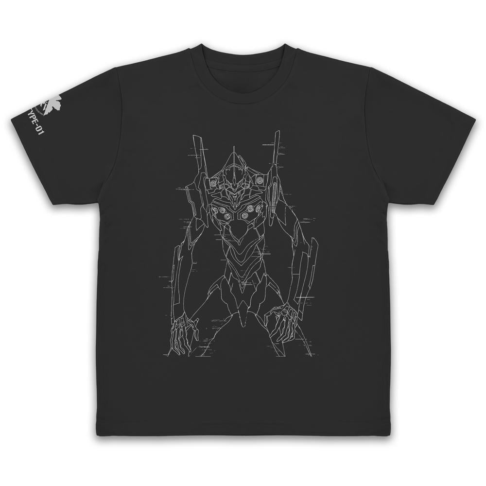 EVANGELION 初號機 黑色L碼 速幹T恤