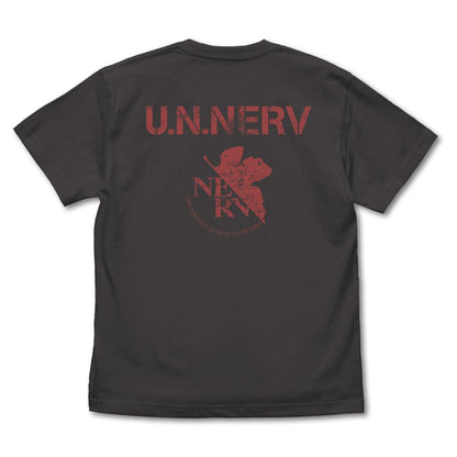 EVANGELION_Mサイズ_NERV 復古Logo T恤/SUMI