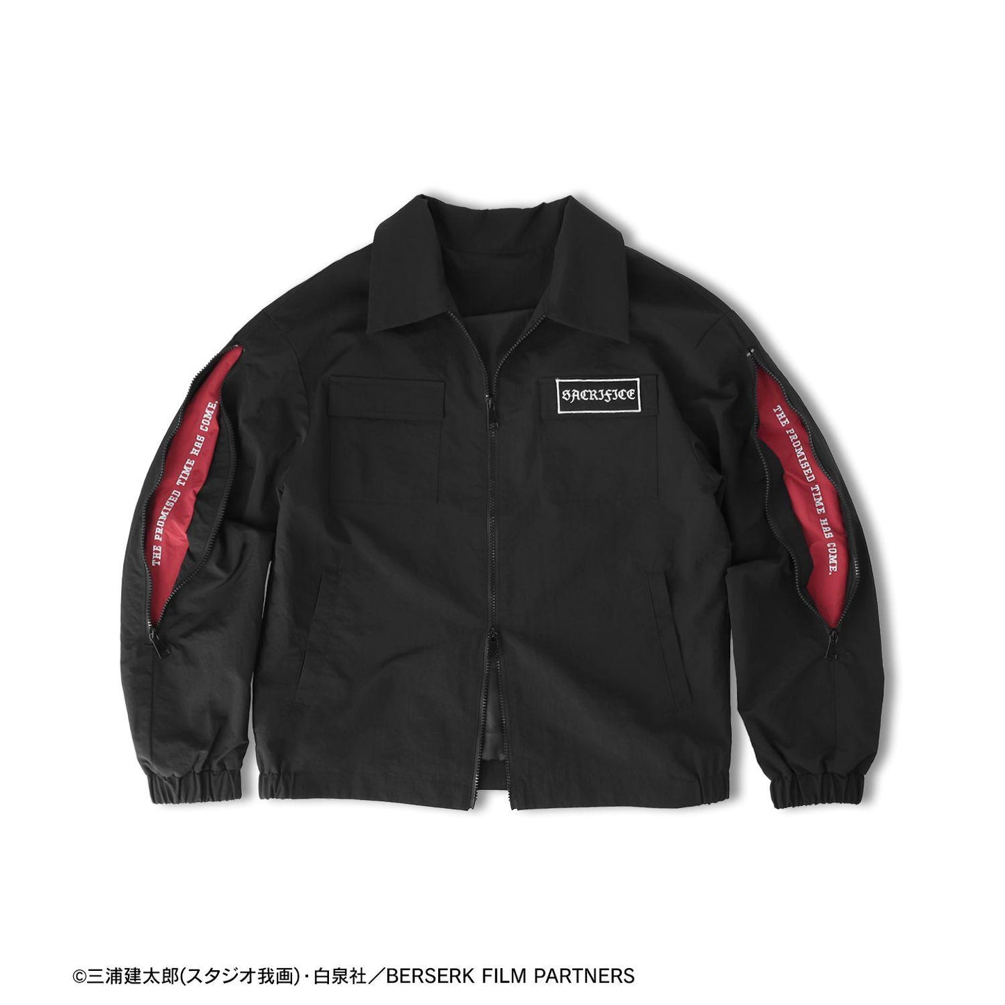 《Berserk》 黃金時代篇 MEMORIAL EDITION shica-ke 闇の翼 フェムト誕生 拉鍊夾克 L-XL