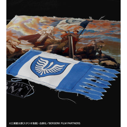 Berserk 黃金時代篇 MEMORIAL EDITION 鷹之團 補丁磨邊T恤 M碼