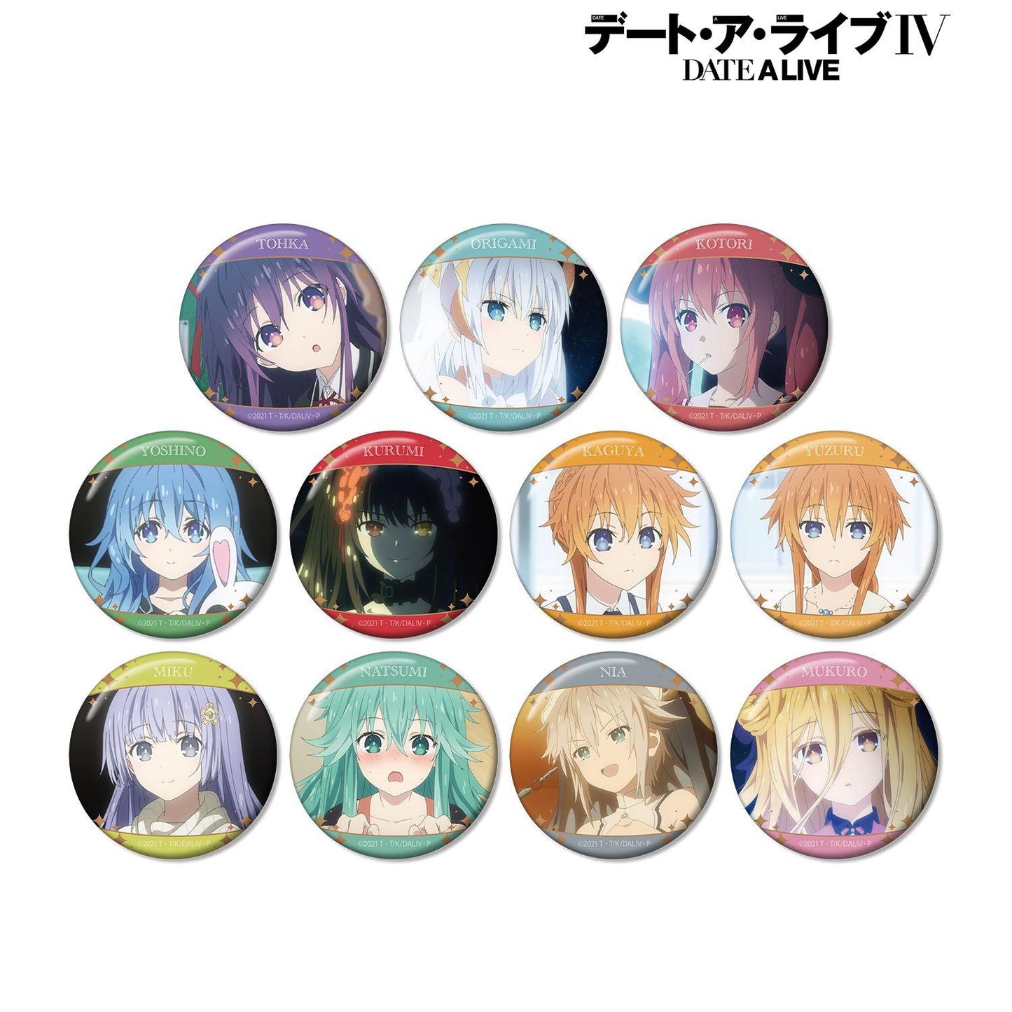 約會大作戰IV 場景徽章 vol.2 完整盒裝（11個裝）