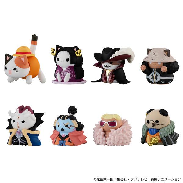 ワンピース（航海王） MEGA CAT PROJECT 喵喵海賊團！路飛與王下七武海【BOX／8個裝】