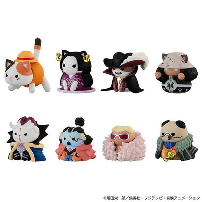 ワンピース（航海王） MEGA CAT PROJECT 喵喵海賊團！路飛與王下七武海【BOX／8個裝】
