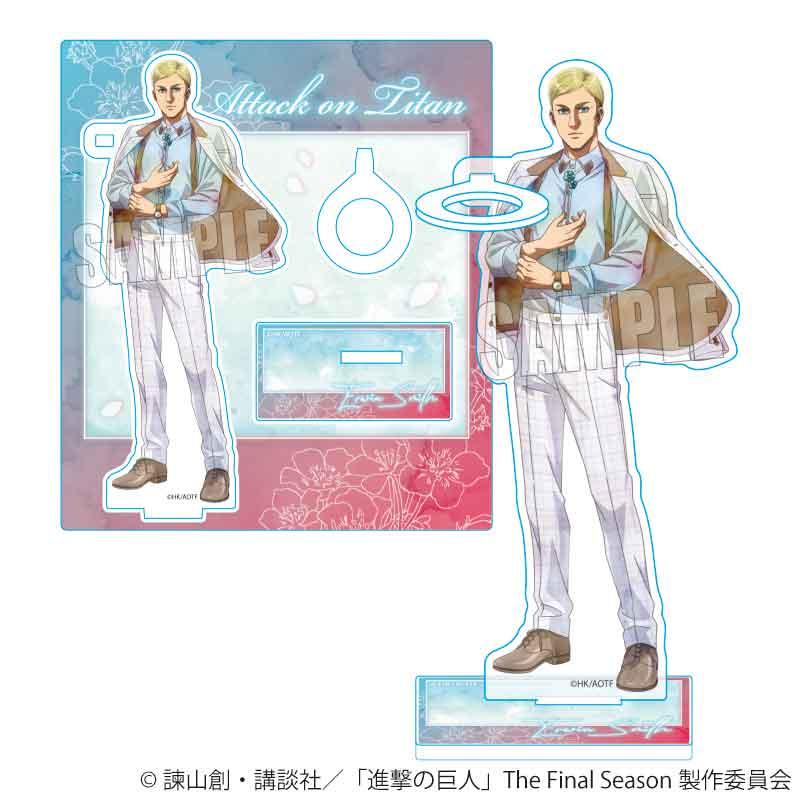進擊的巨人 The Final Season 亞克力筆筒 エルヴィン・スミス(Nemophila)