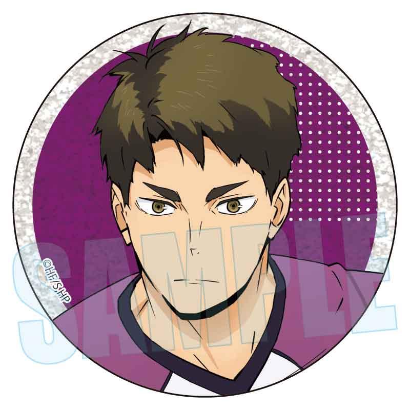 排球少年 トレーディンググリッター缶バッジ 10週年活動視覺 【BOX/8個裝】【完整BOX】