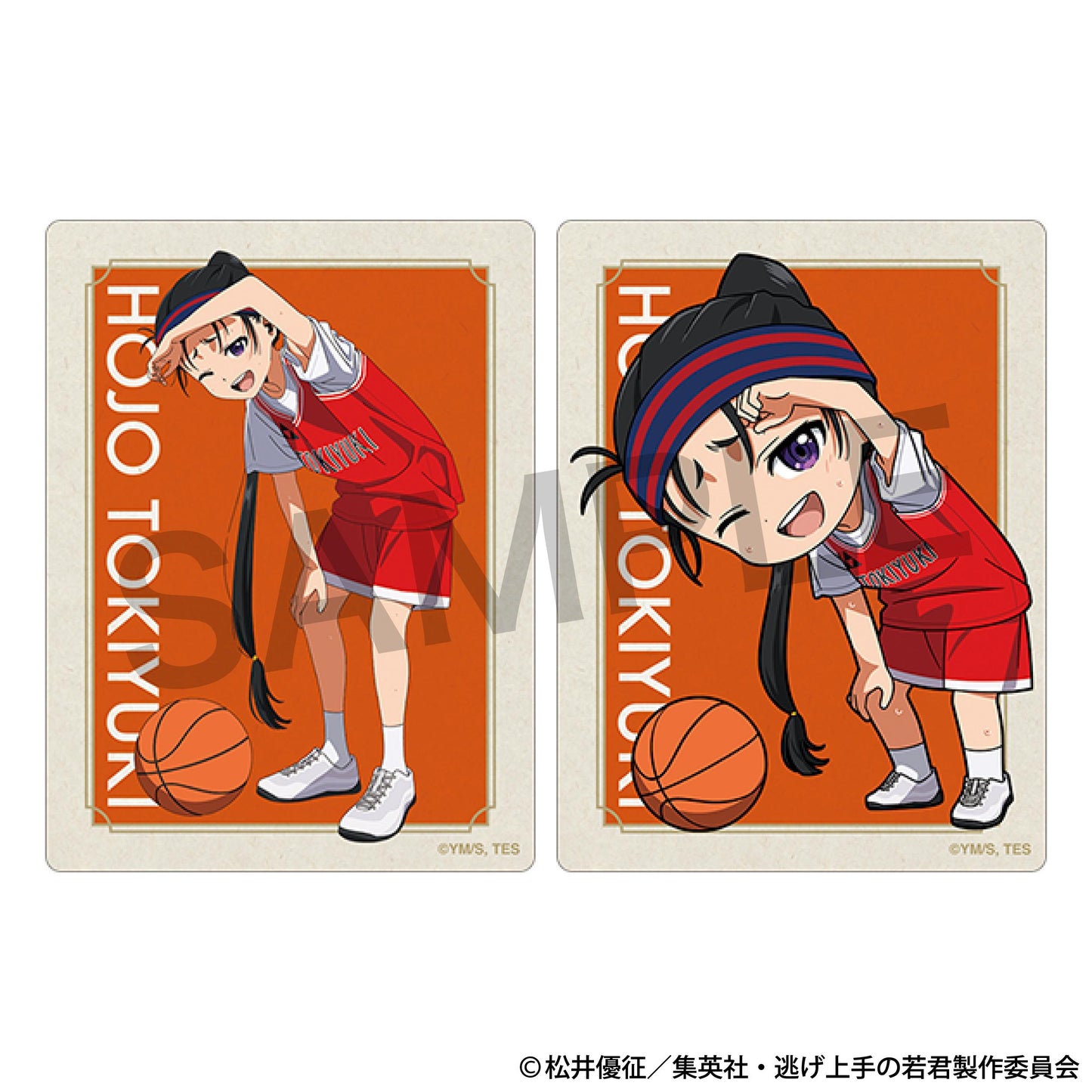 《擅長逃跑的殿下》 北條時行 運動之秋 貼紙套裝（2枚入）