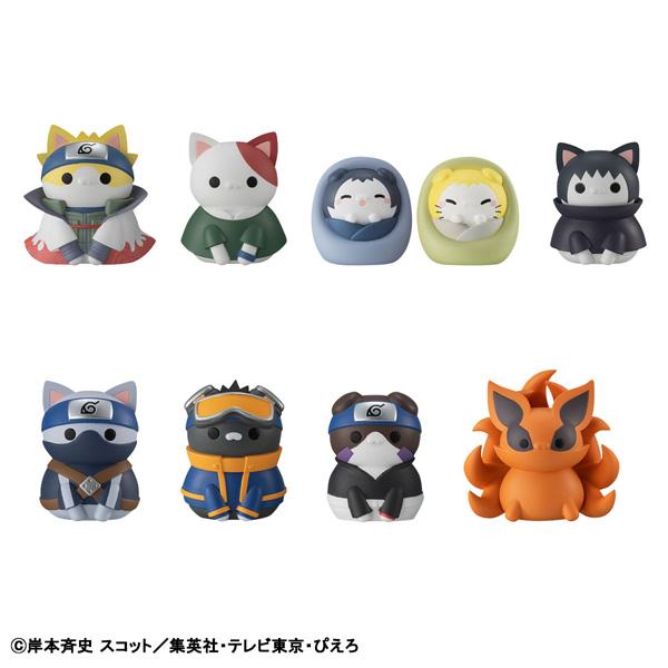 火影忍者-ナルト- 疾風伝（火影忍者疾風傳） MEGA CAT PROJECT ニャルト! 少しむかしむかしの木ノ葉隠れの裡だってばよ! 盲盒 8個裝