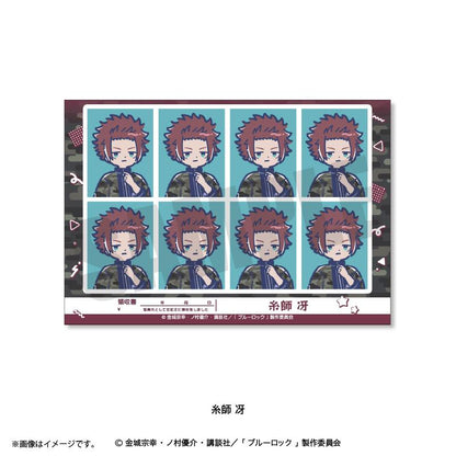 藍色監獄（藍色監獄） れとぽぷ系列 第8彈 糸師冴 證件照風貼紙