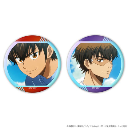 鑽石王牌 actⅡ（鑽石王牌 actⅡ） -Second Season- 極光徽章2個裝 沢村栄純＆御幸一也