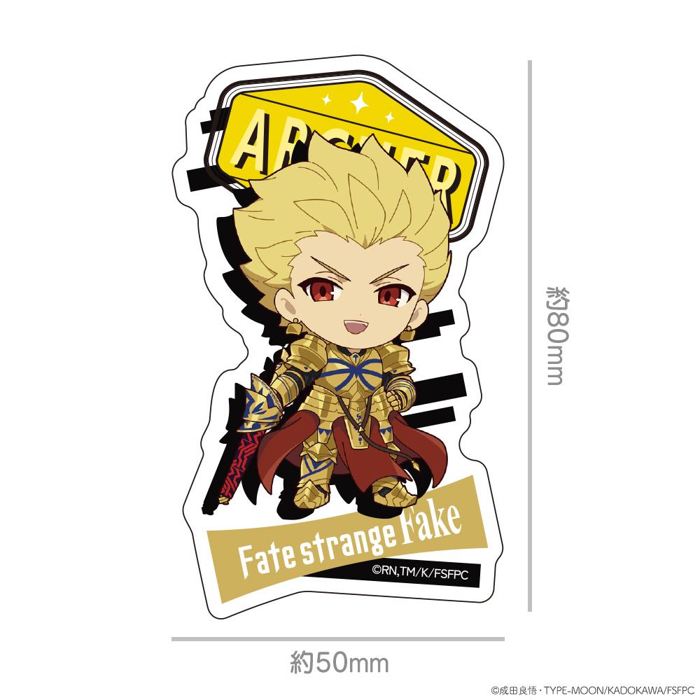 Fate/strange Fake（命運/奇異虛構） 迷你角色 Archer 異形貼紙