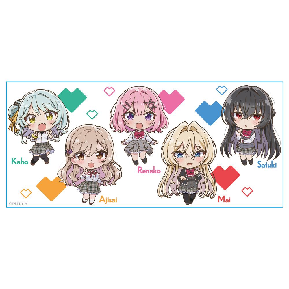 わたしが戀人になれるわけないじゃん、ムリムリ!（※ムリじゃなかった!?） れな子＆真唯＆紫陽花＆紗月＆香穂 迷你馬克杯 變形版