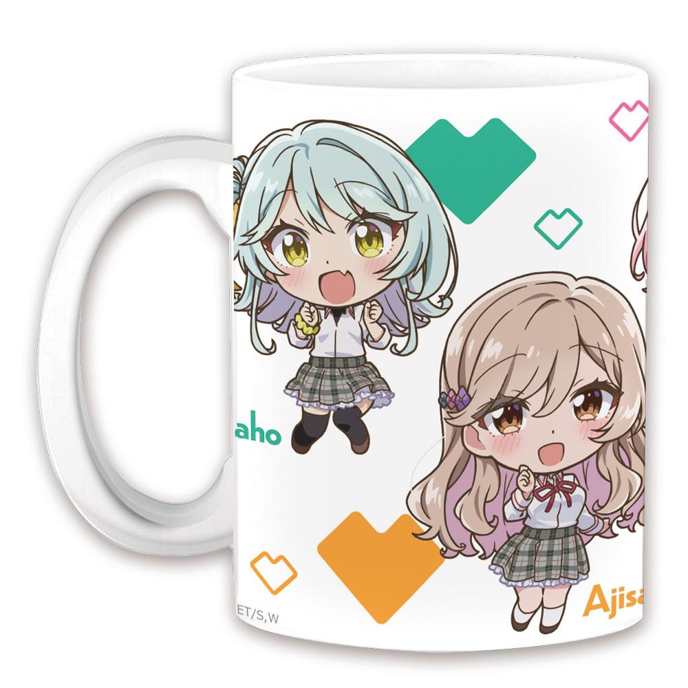 わたしが戀人になれるわけないじゃん、ムリムリ!（※ムリじゃなかった!?） れな子＆真唯＆紫陽花＆紗月＆香穂 迷你馬克杯 變形版