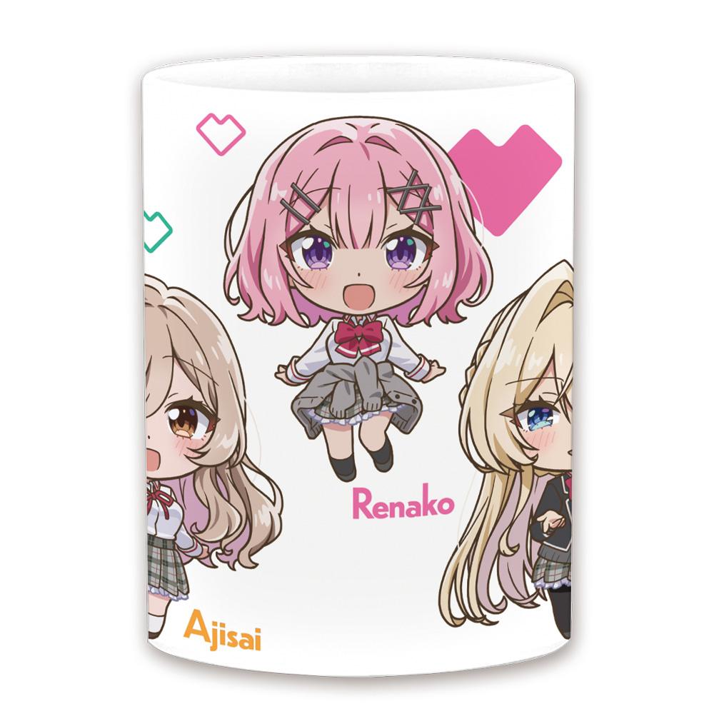 わたしが戀人になれるわけないじゃん、ムリムリ!（※ムリじゃなかった!?） れな子＆真唯＆紫陽花＆紗月＆香穂 迷你馬克杯 變形版