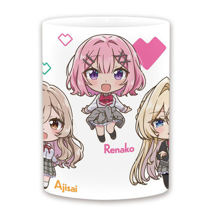 わたしが戀人になれるわけないじゃん、ムリムリ!（※ムリじゃなかった!?） れな子＆真唯＆紫陽花＆紗月＆香穂 迷你馬克杯 變形版