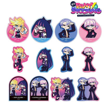 New PANTY ＆ STOCKING with GARTERBELT 描き下ろし ブラックドレスver. 隨機異形貼紙 【BOX/12包入】