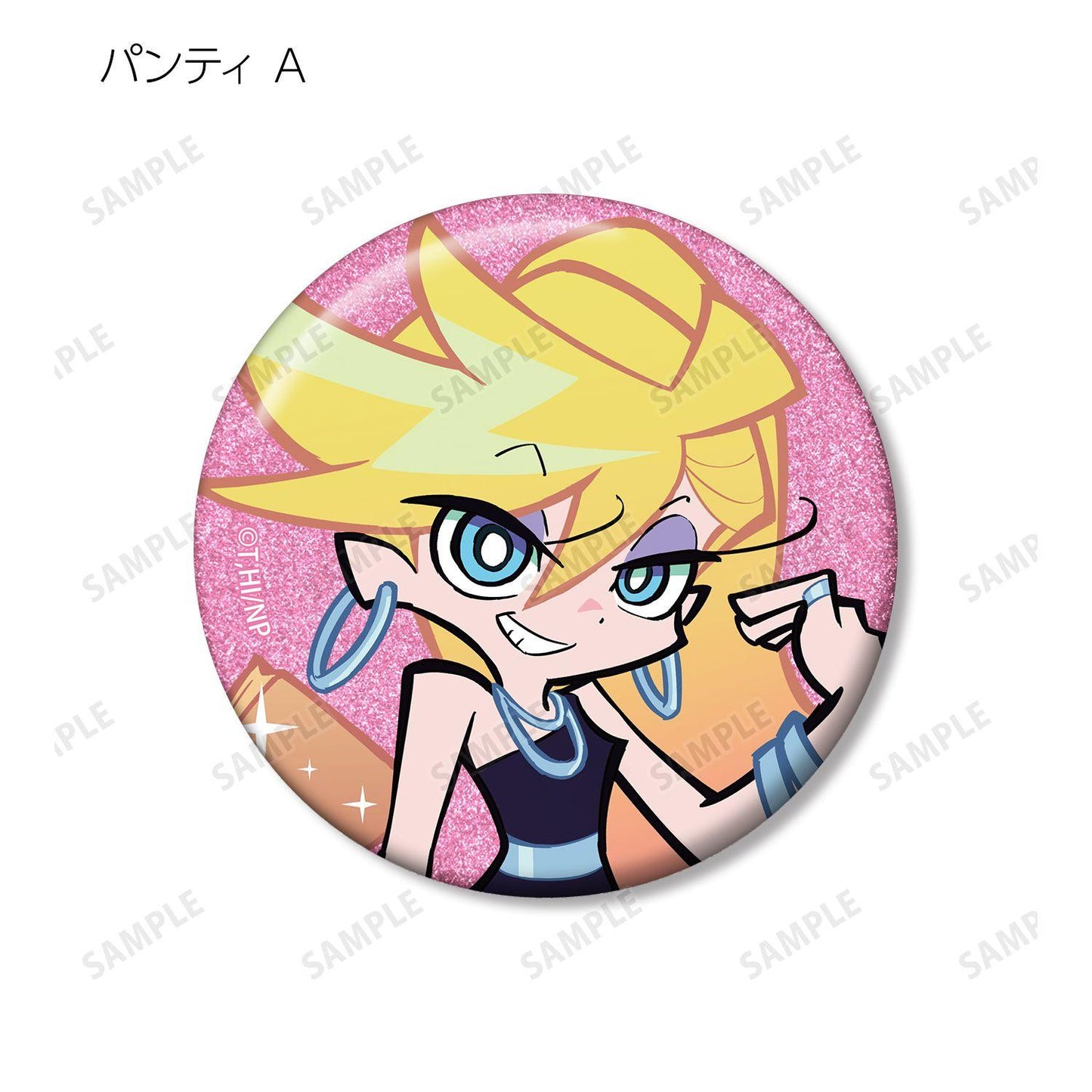 New PANTY ＆ STOCKING with GARTERBELT 描き下ろし ブラックドレスver. 閃粉徽章 BOX裝（10包入）