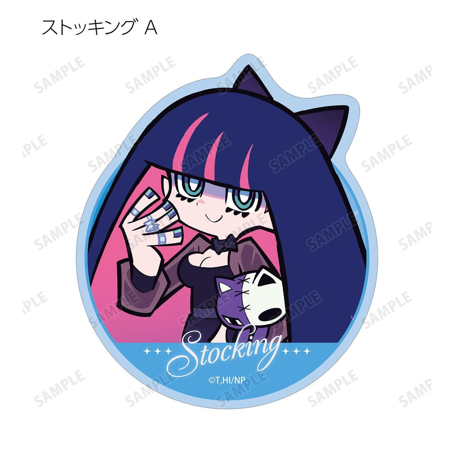 New PANTY ＆ STOCKING with GARTERBELT 描き下ろし ブラックドレスver. 隨機異形貼紙 【BOX/12包入】