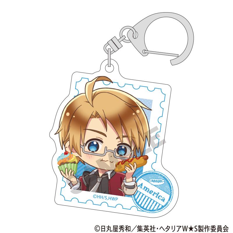 ヘタリア World★Stars（黑塔利亞 World★Stars） 食べ歩きグルメ系列 迷你角色 亞克力掛件 【整盒裝／10個入】