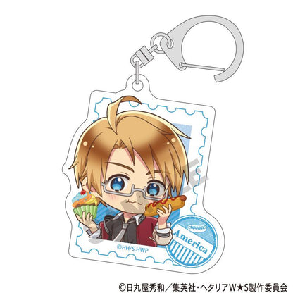 ヘタリア World★Stars（黑塔利亞 World★Stars） 食べ歩きグルメ系列 迷你角色 亞克力掛件 【整盒裝／10個入】