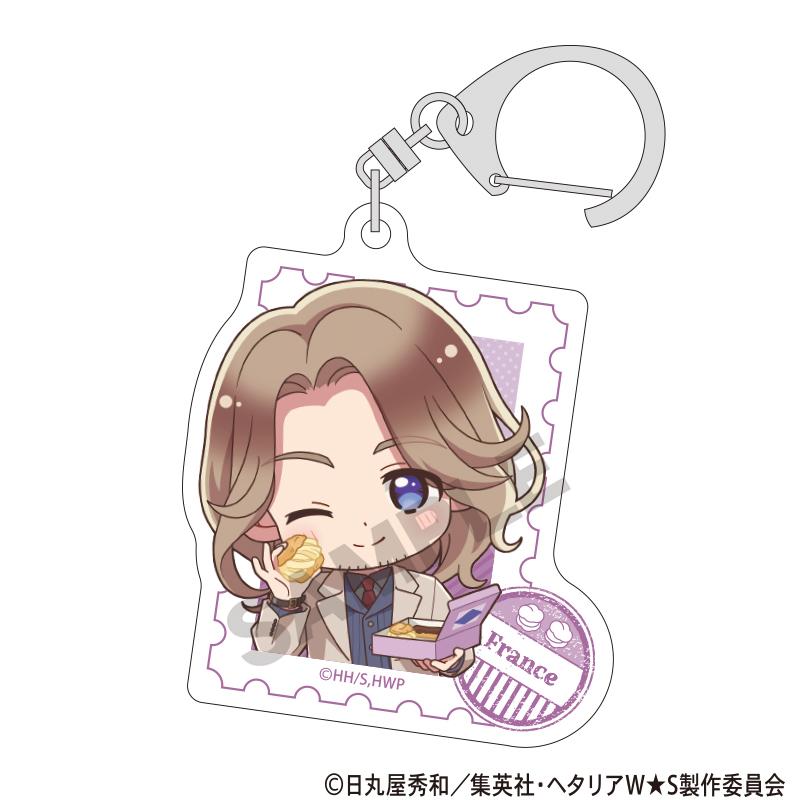 ヘタリア World★Stars（黑塔利亞 World★Stars） 食べ歩きグルメ系列 迷你角色 亞克力掛件 【整盒裝／10個入】