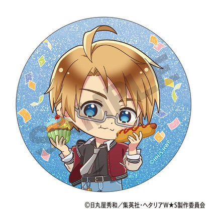 ヘタリア World★Stars（黑塔利亞 World★Stars） 食べ歩きグルメ 迷你角色 閃光徽章 【整盒裝／10個入】