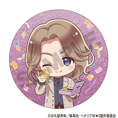 ヘタリア World★Stars（黑塔利亞 World★Stars） 食べ歩きグルメ 迷你角色 閃光徽章 【整盒裝／10個入】