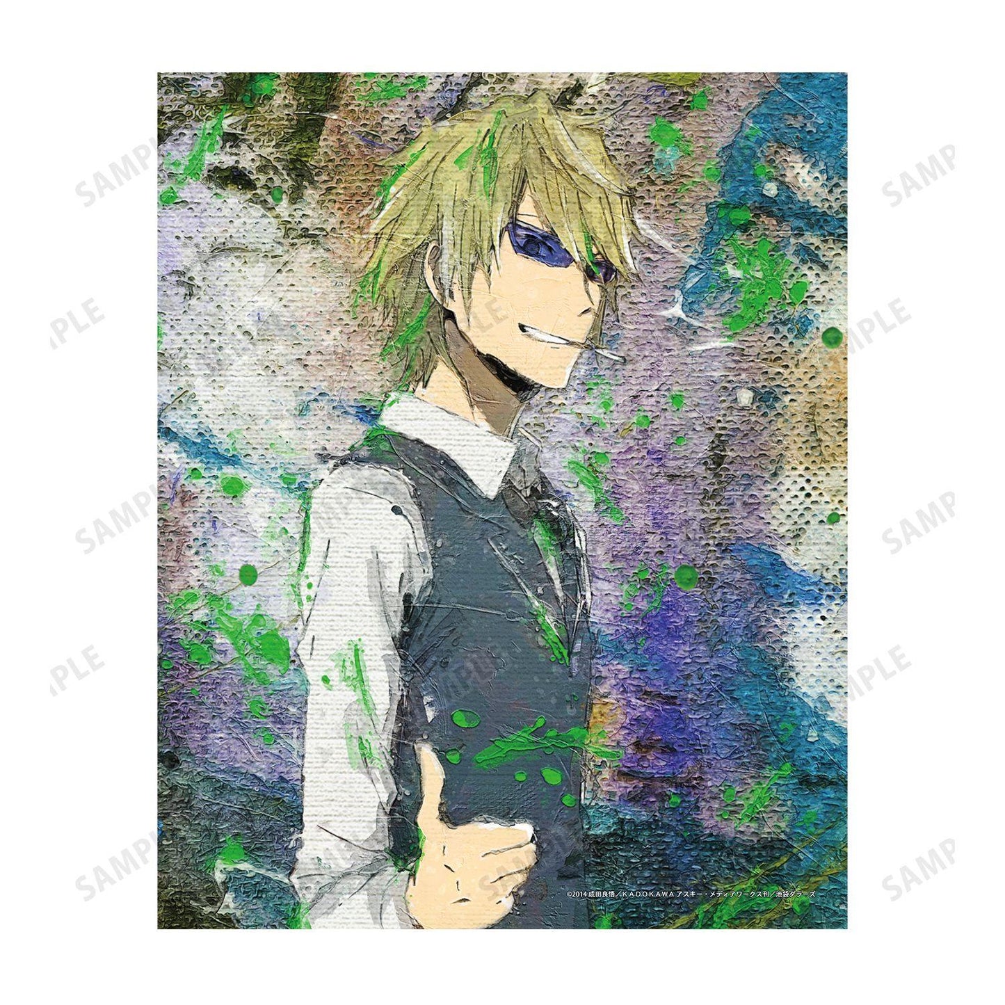 無頭騎士異聞錄×2 平和島靜雄 grunge CANVAS F3號畫布板 ver.A