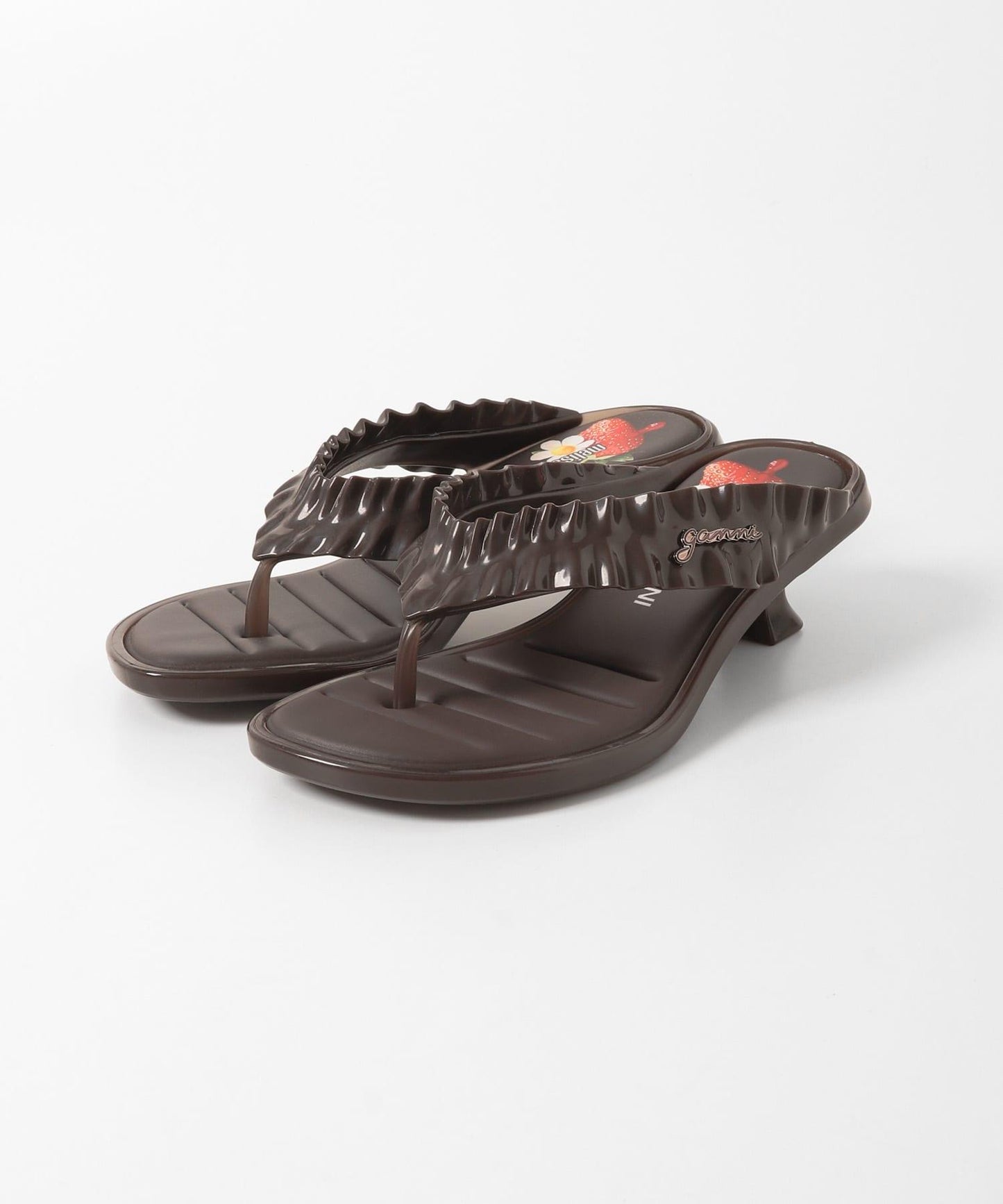 GANNI×MELISSA THONG KITTEN HEEL