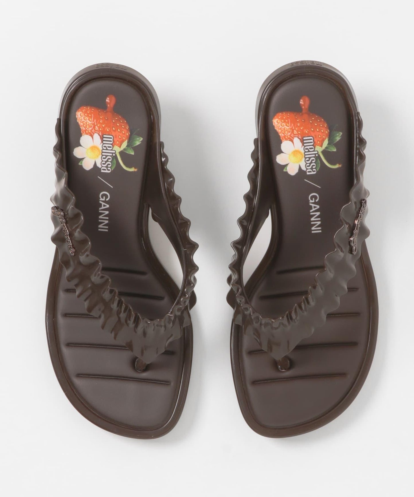 GANNI×MELISSA THONG KITTEN HEEL