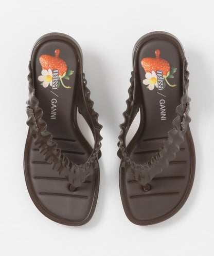 GANNI×MELISSA THONG KITTEN HEEL