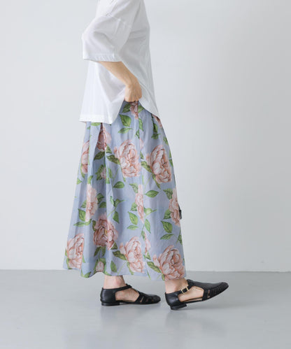 碎花半身裙