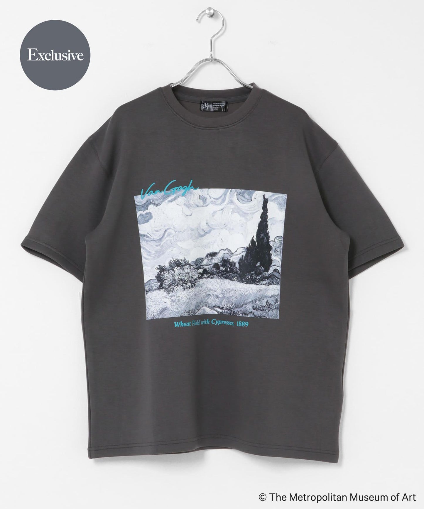 The Met×SENSE OF PLACE S/S T-SHIRTS(Gogh)B 聯名款 易打理 接觸冷感 短袖T恤