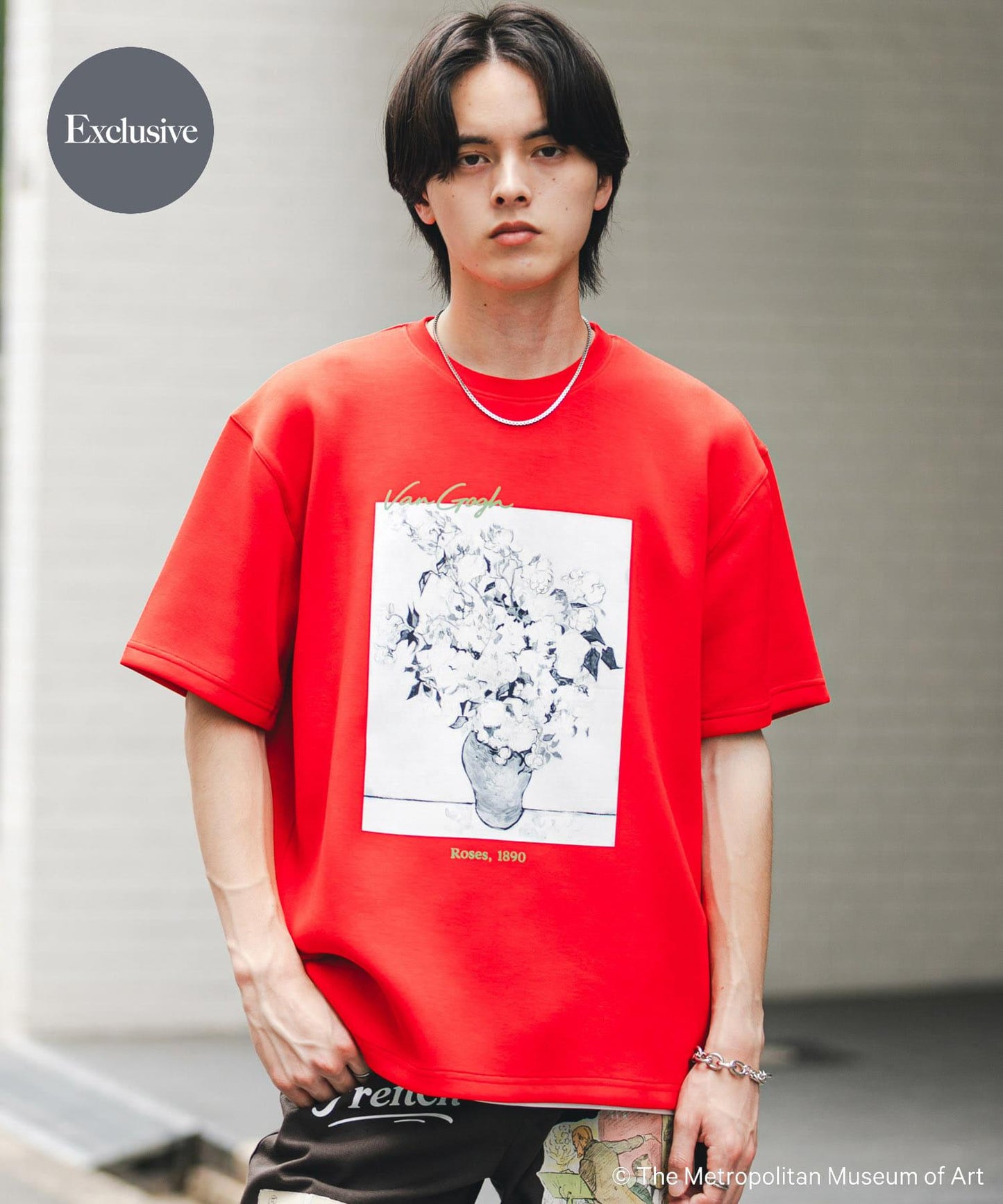 The Met×SENSE OF PLACE S/S T-SHIRTS(Gogh)A 聯名款 易打理 接觸冷感 短袖T恤