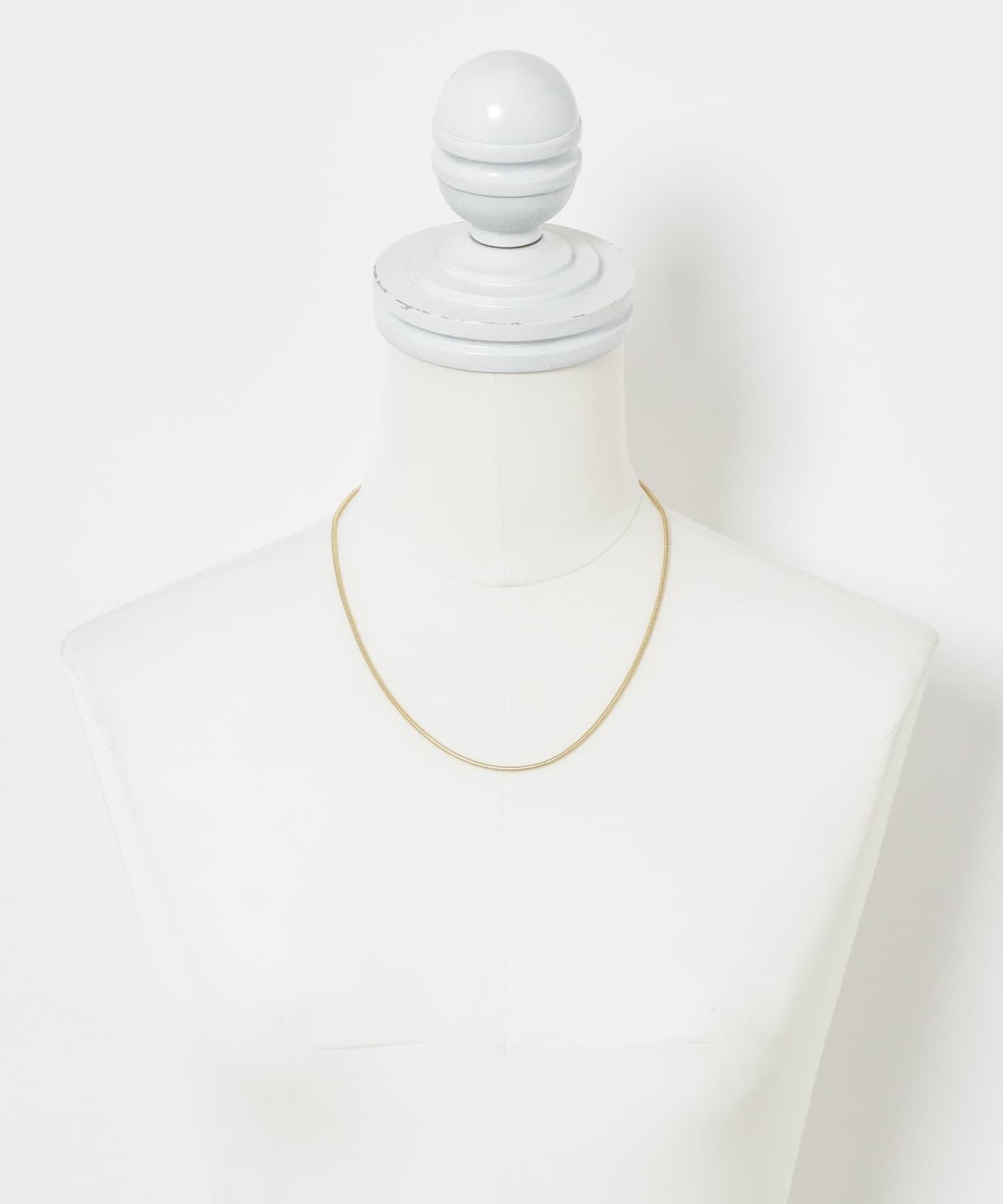 TOM WOOD SnakeChainSlimGold Necklace