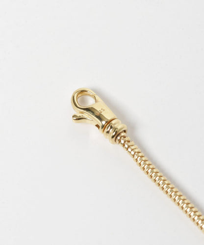 TOM WOOD SnakeChainSlimGold Necklace