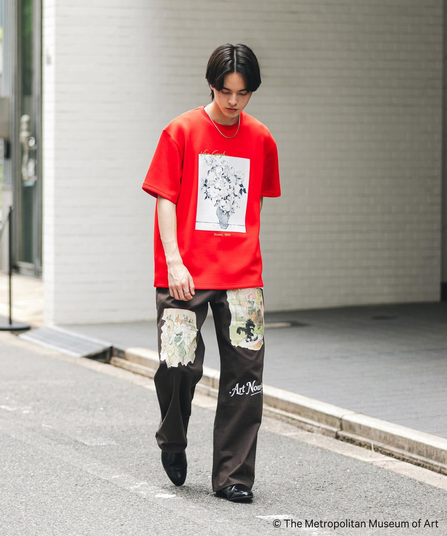 The Met×SENSE OF PLACE S/S T-SHIRTS(Gogh)A 聯名款 易打理 接觸冷感 短袖T恤