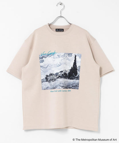 The Met×SENSE OF PLACE S/S T-SHIRTS(Gogh)B 聯名款 易打理 接觸冷感 短袖T恤
