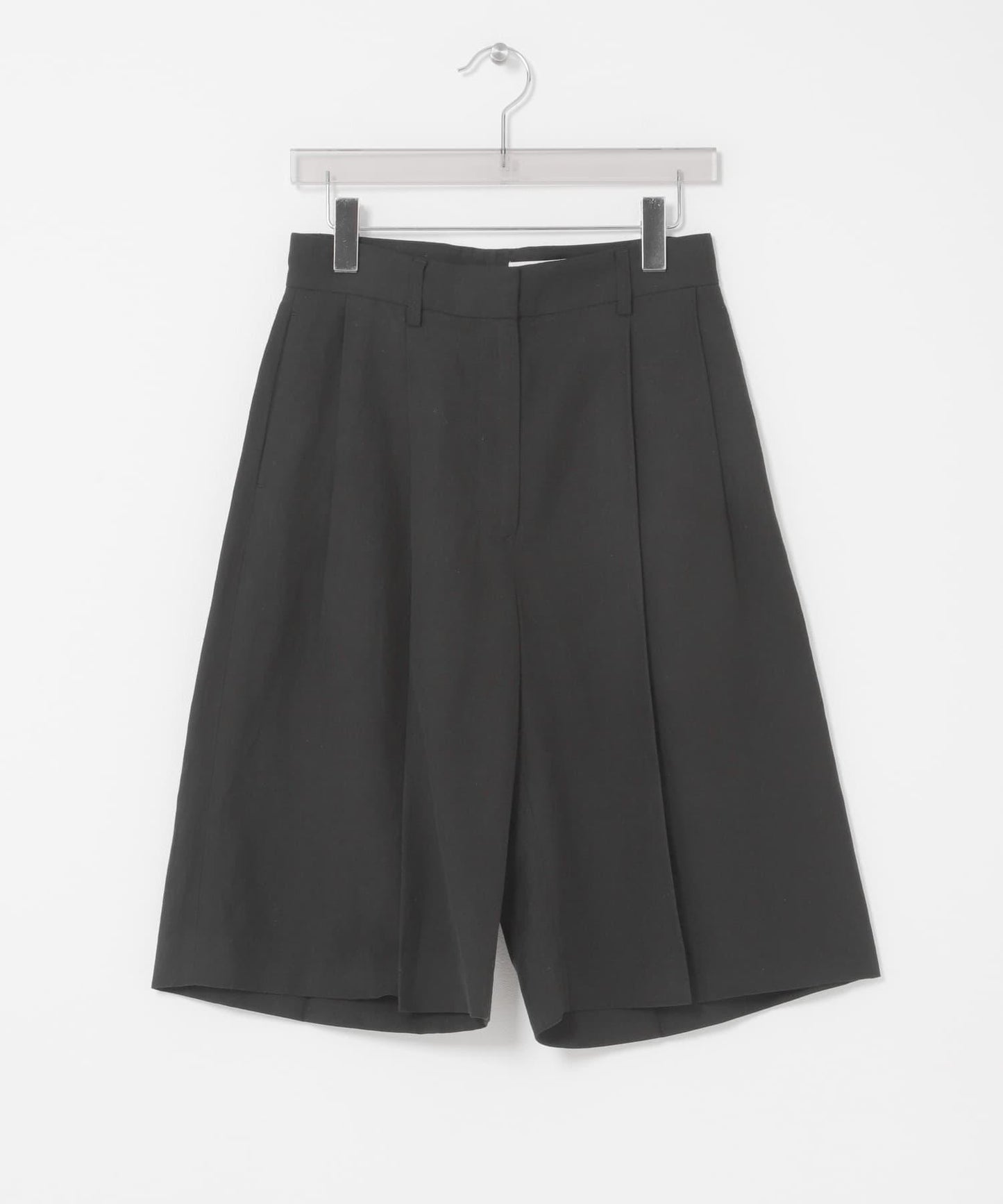 new basic SILK LINEN HALF PANTS