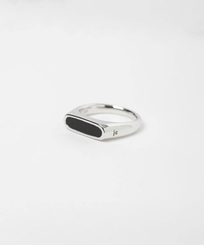 TOM WOOD Mario Ring Onyx