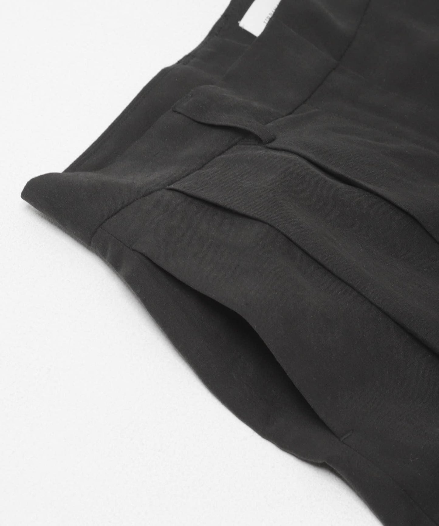 new basic SILK LINEN HALF PANTS