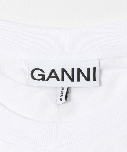 GANNI LEOPARD RELAXED T-SHIRTS