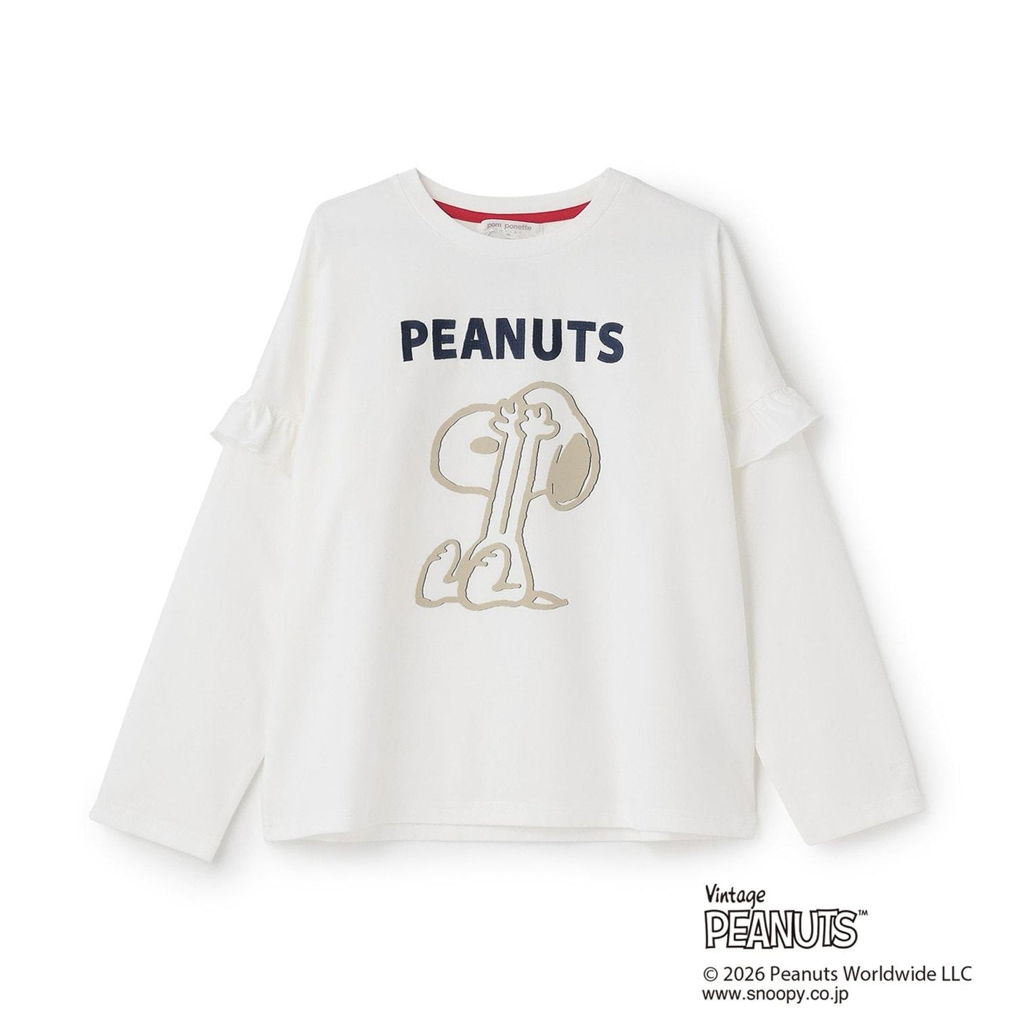 《PEANUTS》 接觸冷感 可拆袖T恤