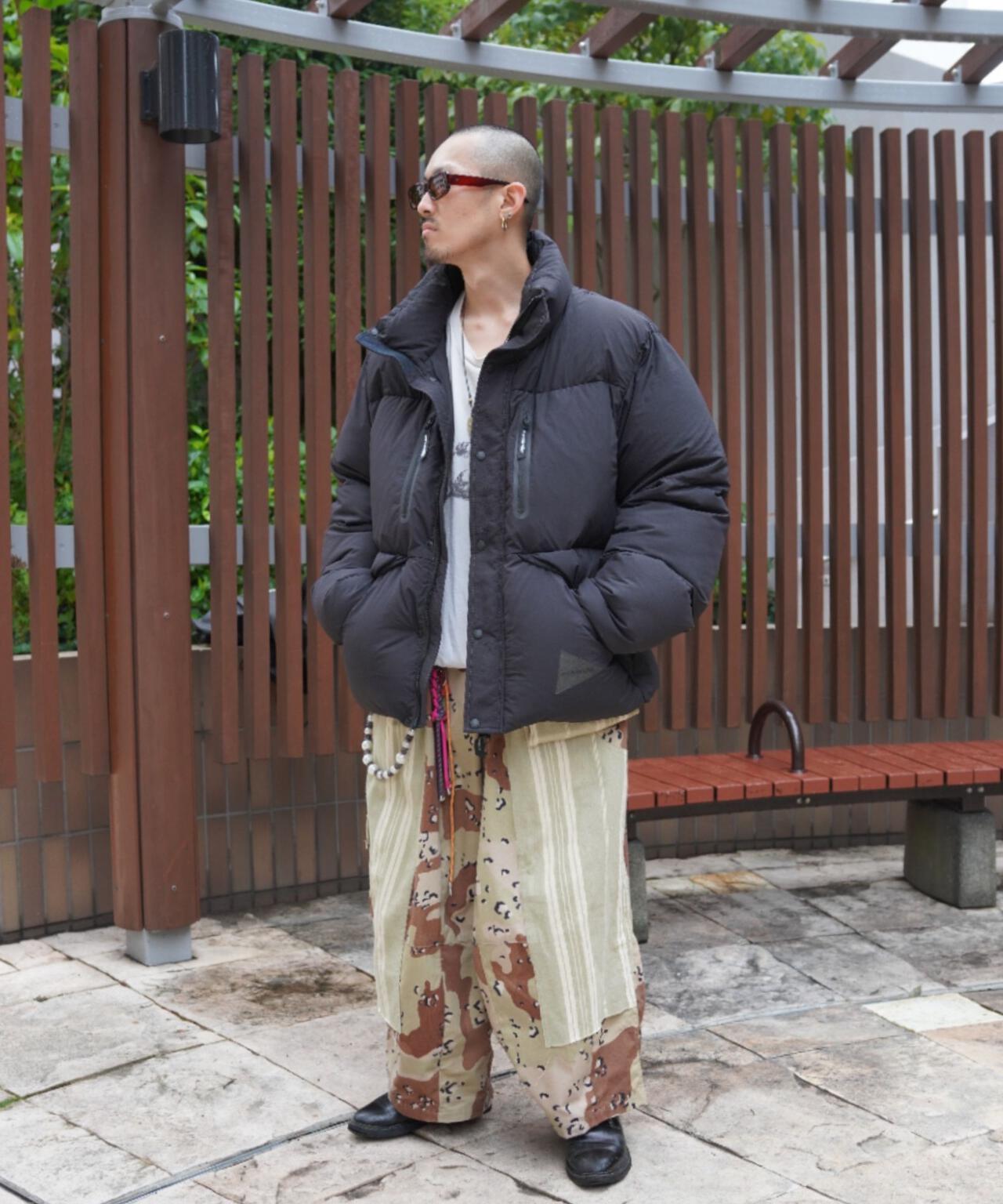 and wander/アンドワンダー puffer down jacket 羽絨夾克
