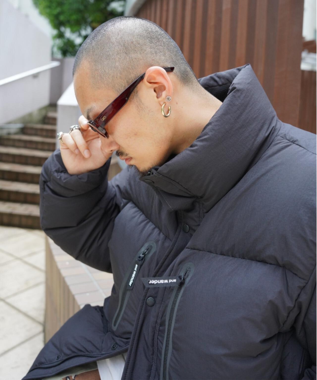 and wander/アンドワンダー puffer down jacket 羽絨夾克