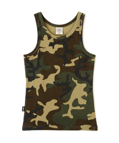 DAILY WOMAN RIB CAMO TANK TOP