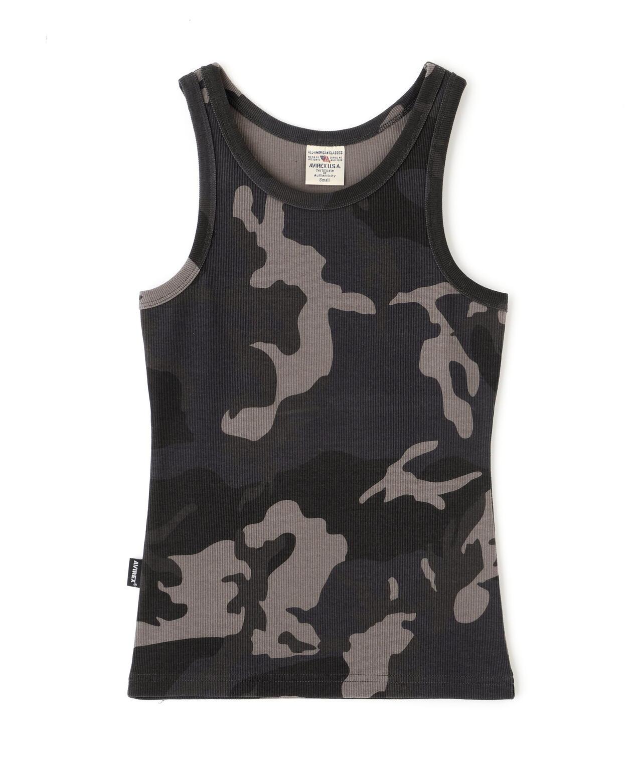 DAILY WOMAN RIB CAMO TANK TOP