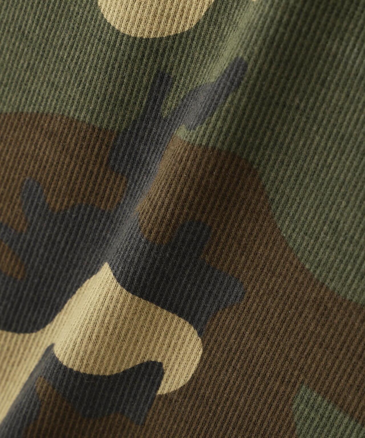 RIB CAMO L/S CREW NECK T-SHIRT