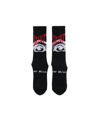 SAINT MICHAEL SOCKS EYE BLACK