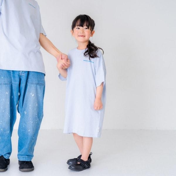 親子款 聯名款 兒童印花T恤連衣裙